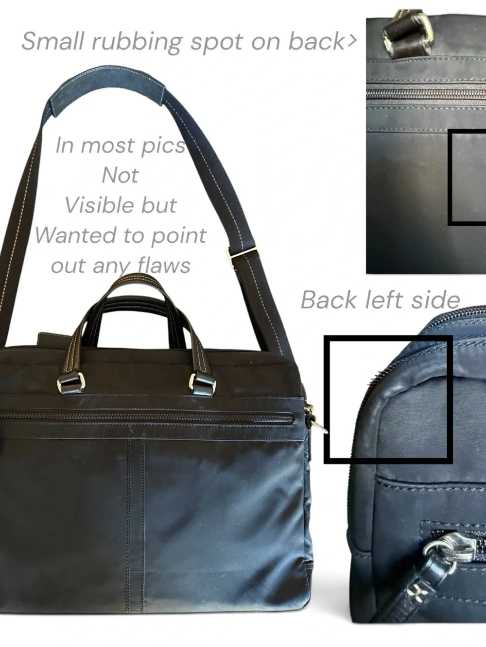Coach Varick Briefcase | Black Nylon Laptop Bag | Professional Commuter
